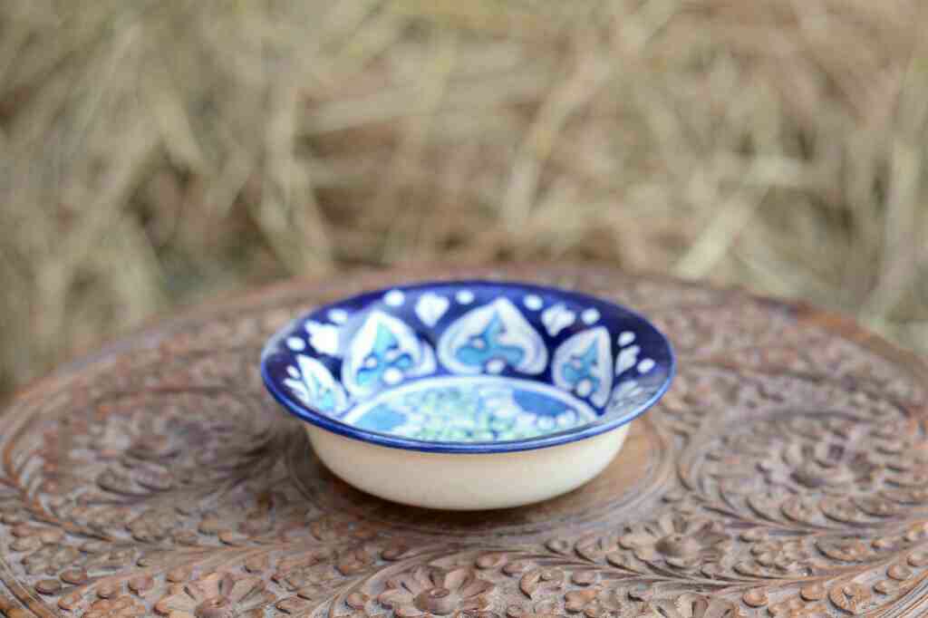Blue Pottery Bowl - Duplicate IMG # 1