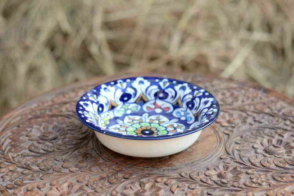 Blue Pottery Bowl - Duplicate IMG # 1
