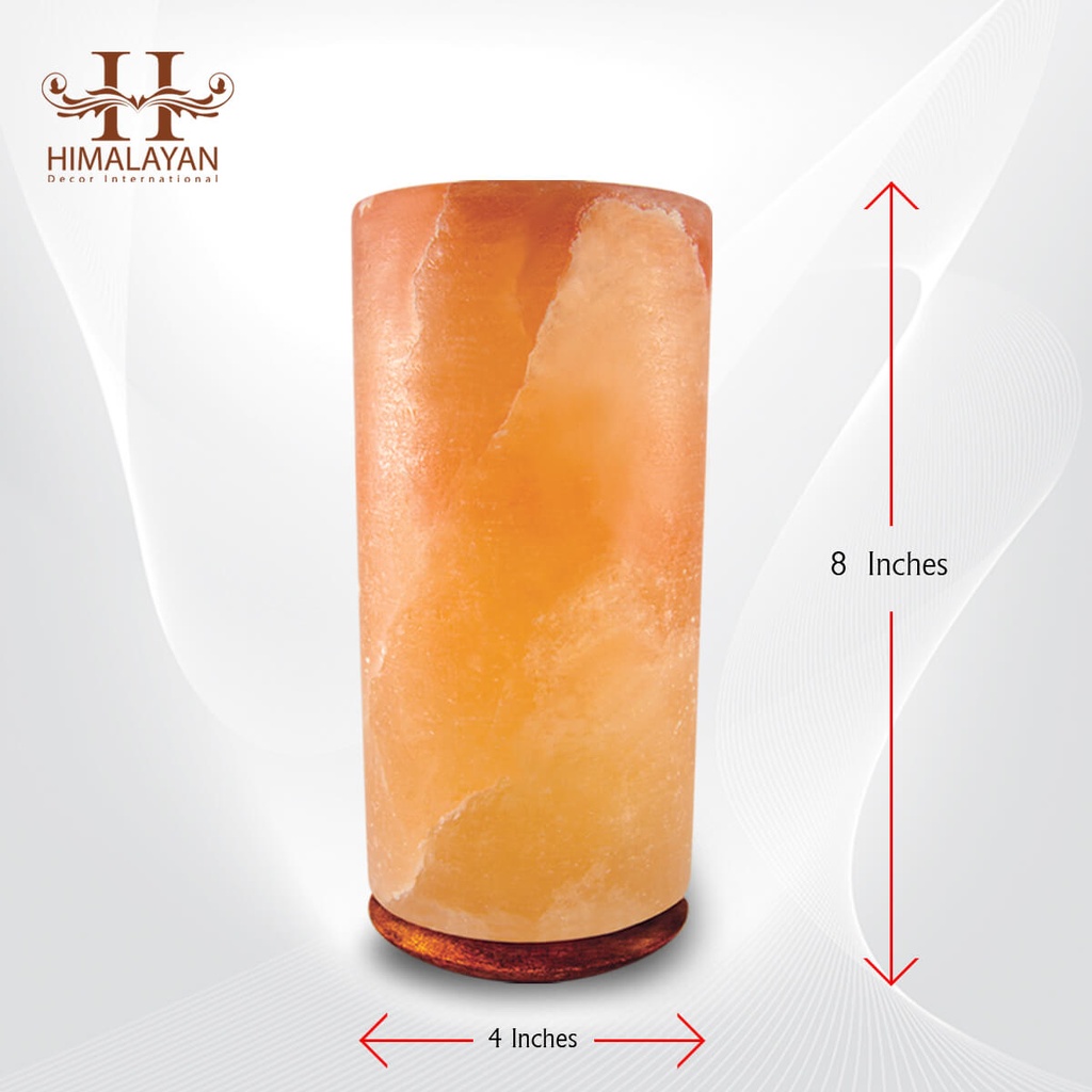 Himalayan Salt Lamp Cylinder Shape (Large)