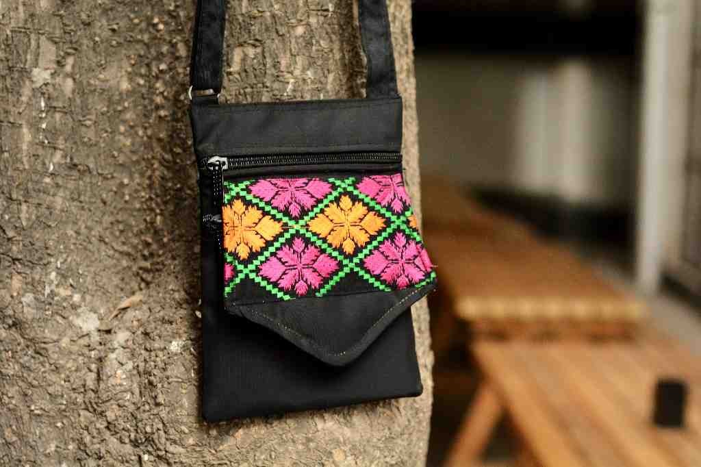 Hazara Phulkari Embroidered Handbag - Duplicate IMG # 1