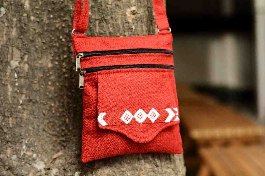 Hazara Phulkari Embroidered Handbag - Duplicate IMG # 1