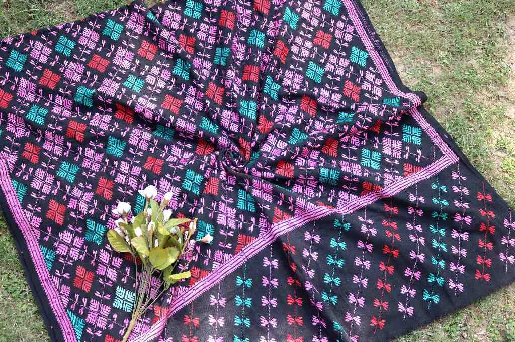 Embroidered Phulkari Shawl IMG # 2