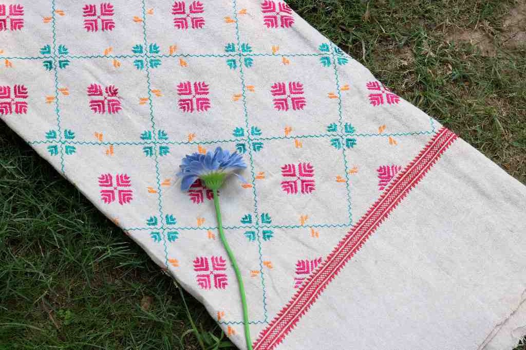 Embroidered Phulkari Shawl IMG # 1