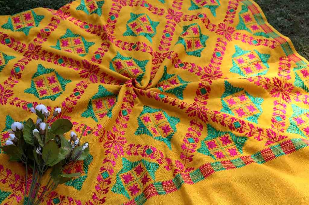 Embroidered Phulkari Shawl - Duplicate IMG # 1