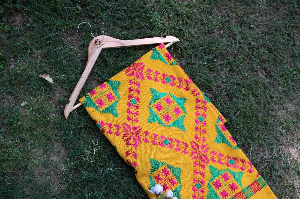 Embroidered Phulkari Shawl - Duplicate IMG # 1