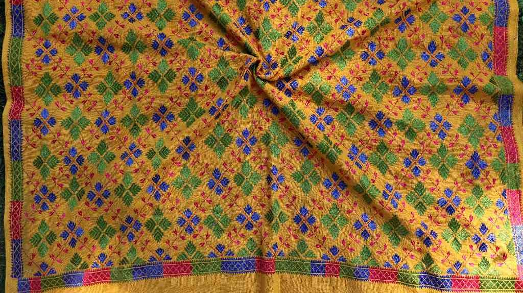 Embroidered Phulkari Shawl - - Duplicate IMG # 2