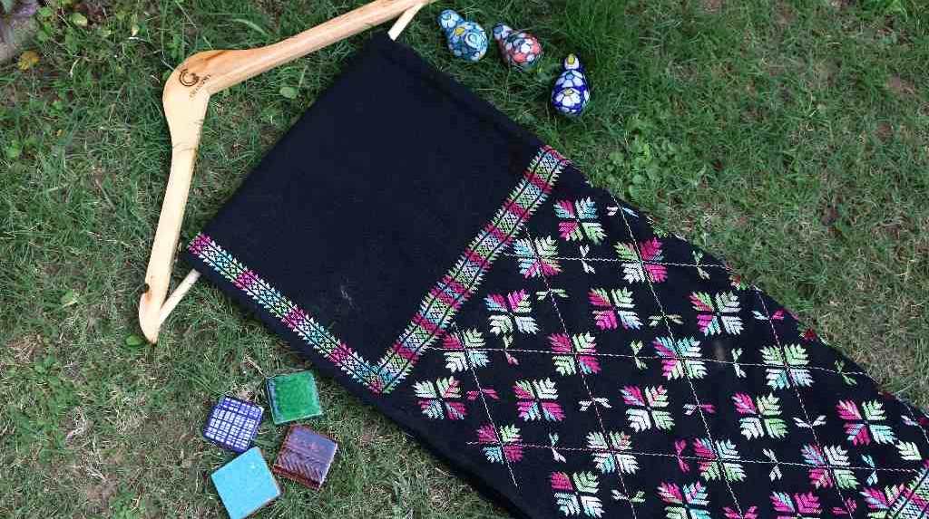 Embroidered Phulkari Shawl  IMG # 1