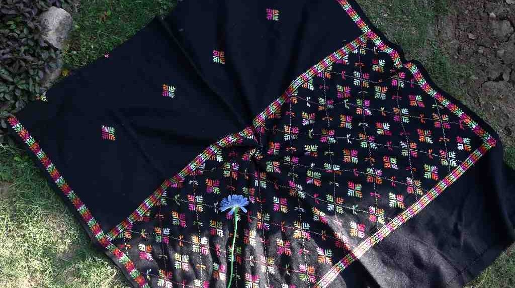 Embroidered Phulkari Shawl - - Duplicate IMG # 1