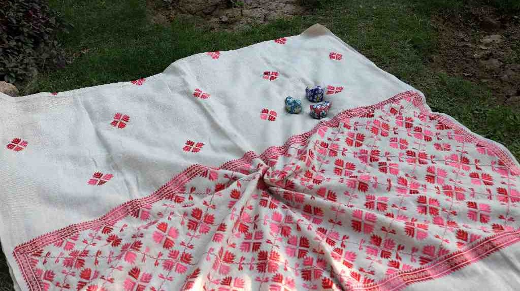 Embroidered Phulkari Shawl - Duplicate IMG # 1