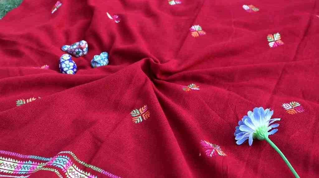 Embroidered Phulkari Shawl - Duplicate IMG # 2