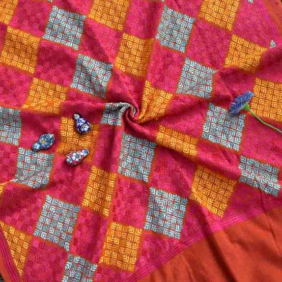 Embroidered Phulkari Shawl IMG # 1