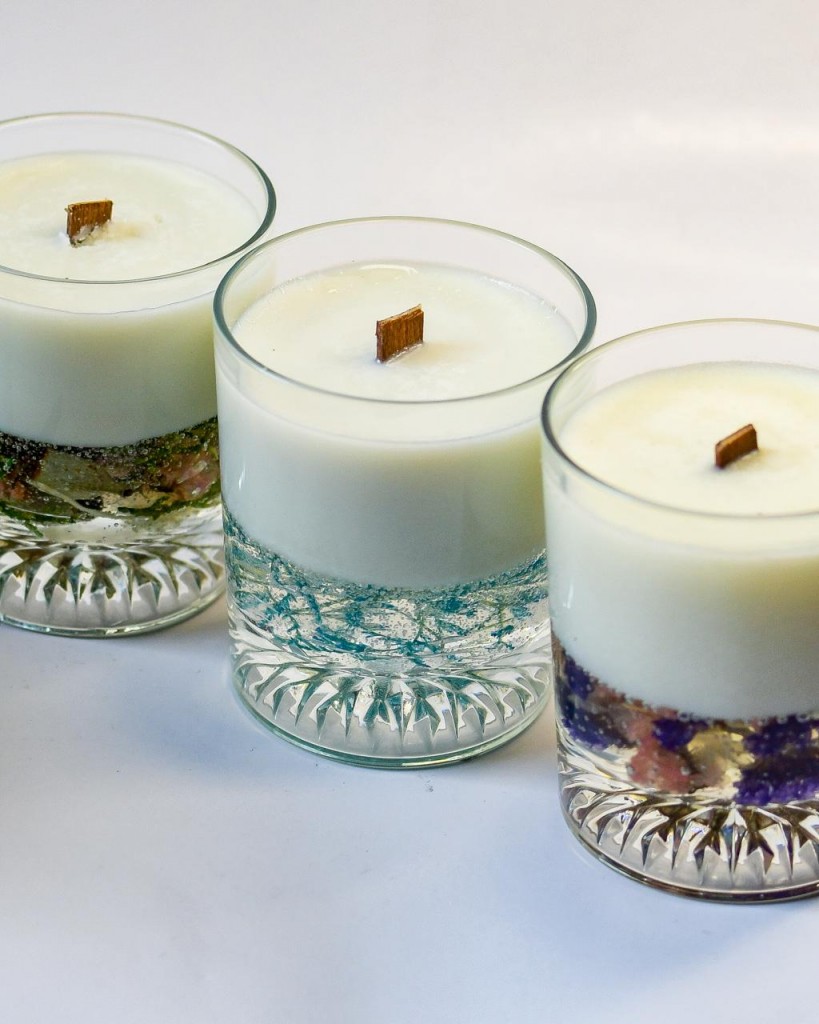 Gel and Soy wax candle IMG # 1
