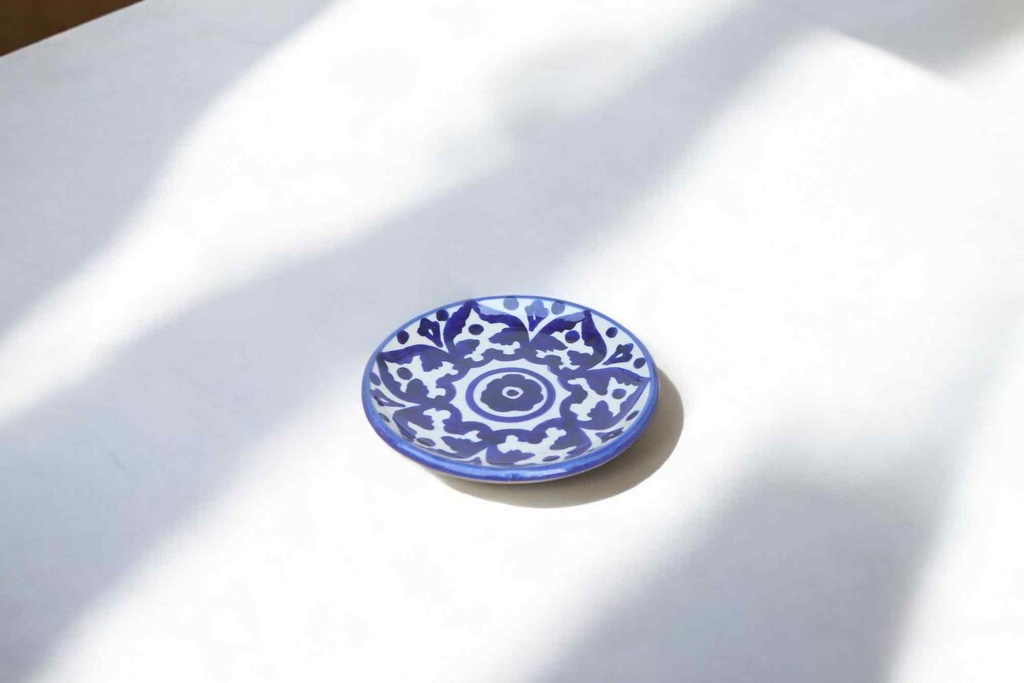 Blue Pottery Plate