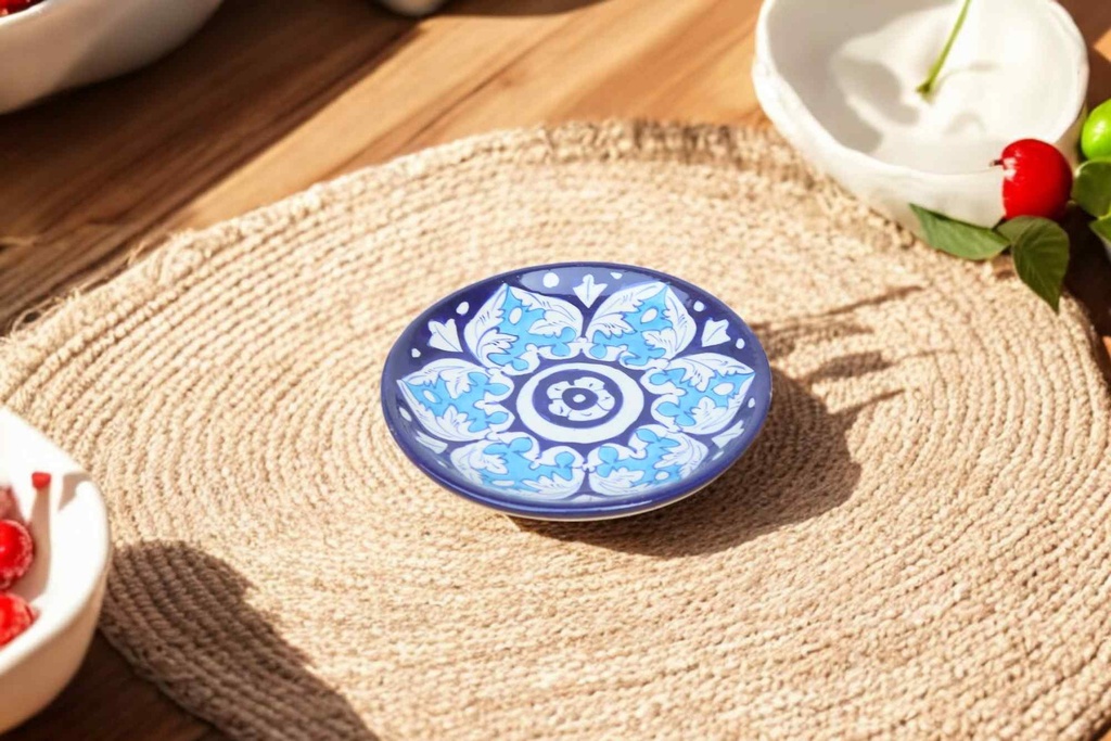 Blue Pottery Quarter Plate