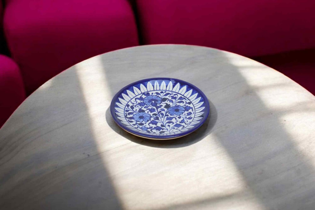 Blue Pottery Quarter Plate