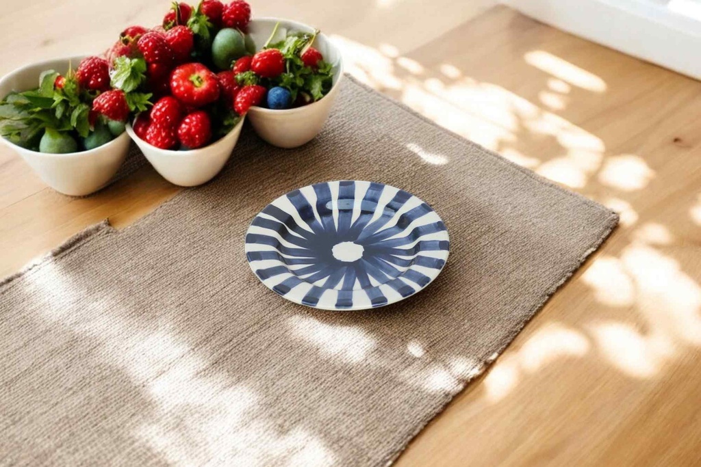 Blue Pottery Quarter Plate