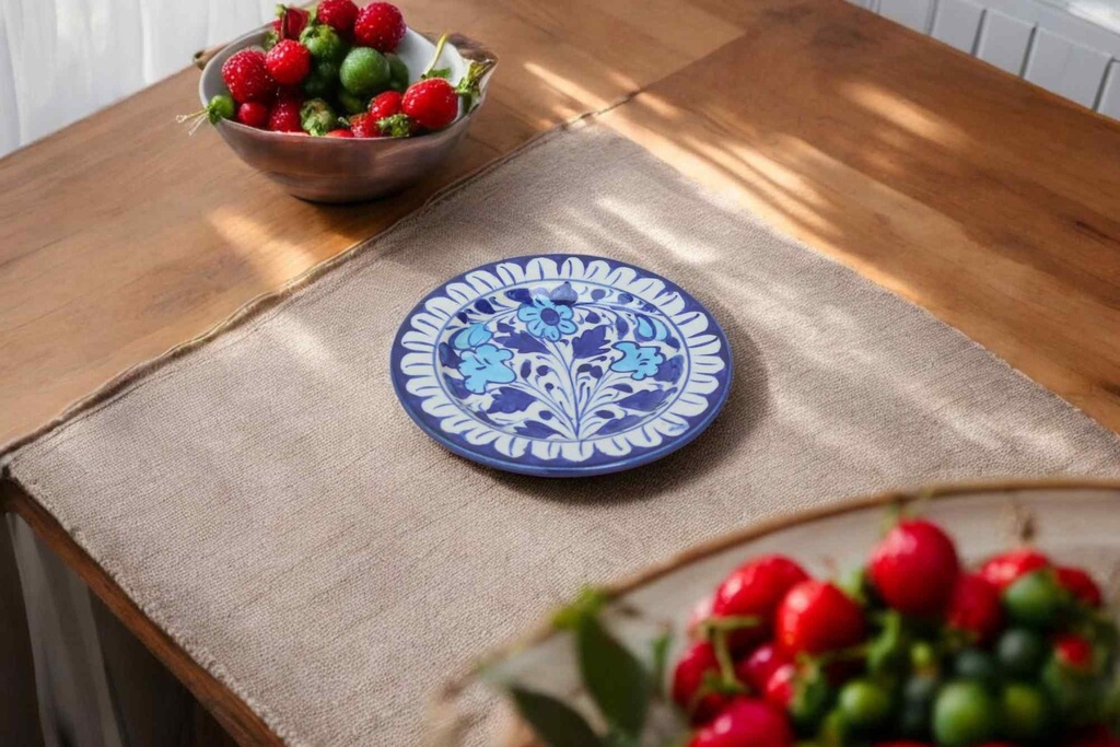 Blue Pottery Quarter Plate