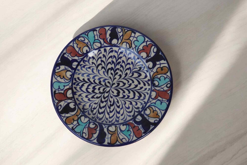 Blue Pottery Medium Plate
