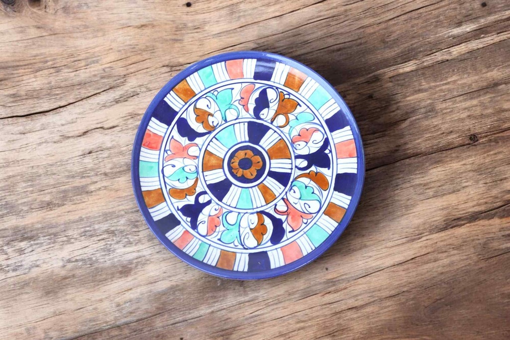 Blue Pottery Large Plate