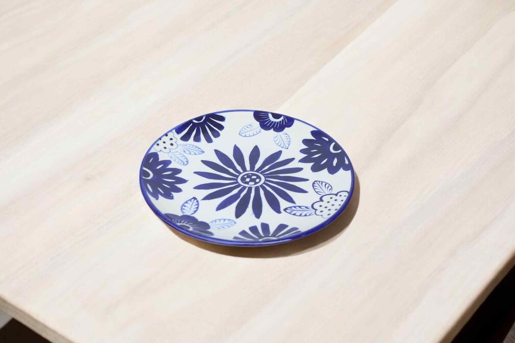 Blue Pottery Large Plate