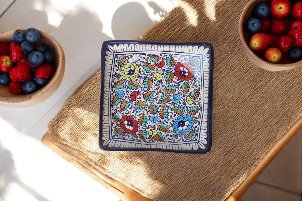 Blue Pottery full Plate