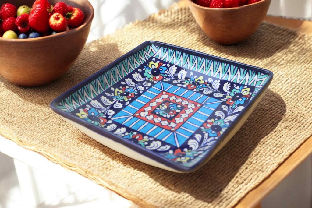 Blue Pottery full Plate