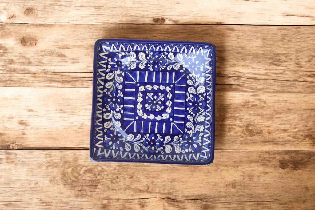 Blue Pottery full Plate