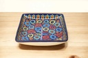 Blue Pottery Square Dish