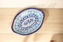 Blue Pottery Square Dish