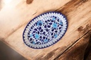 Blue Pottery Rice Dish