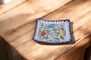 Blue Pottery Square Plate