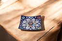 Blue Pottery Square Plate