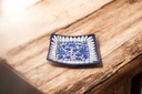 Blue Pottery Square Plate