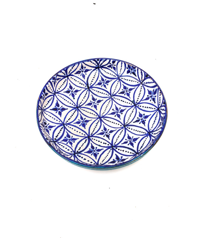 Floral Geometry Plates