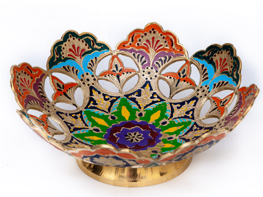 Brass Cut Out Bowl