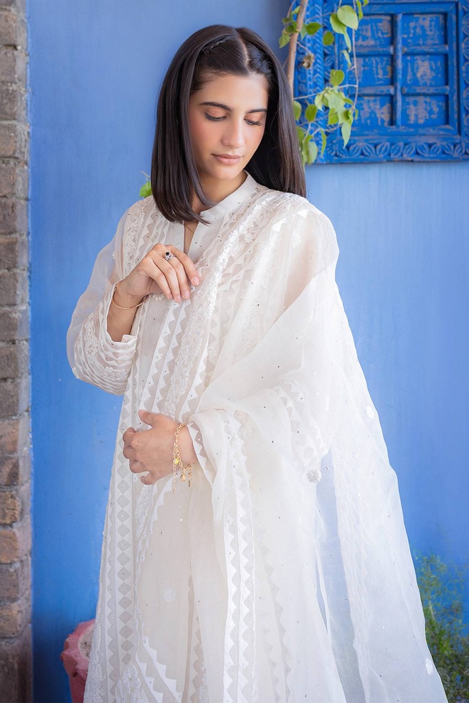 Extra image for APPLIQUE EMBROIDERED DUPATTA