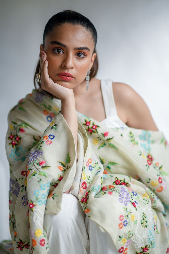 Extra image for Saffron Dupatta