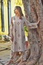 Extra image for BEIGE BLOCKPRINT SUIT