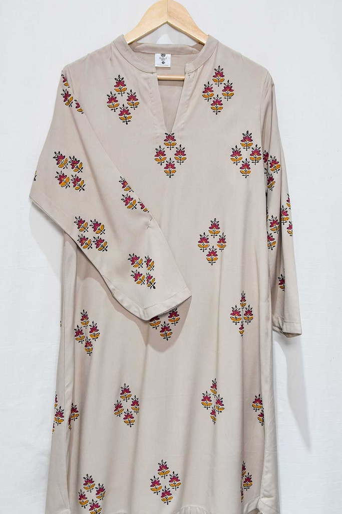 Extra image for BEIGE BLOCKPRINT SUIT 2