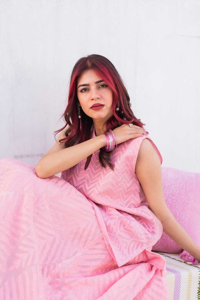 Extra image for Flamingo pink dress