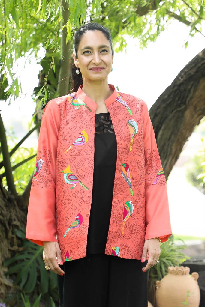 Extra image for Cardinal Bird Jacket