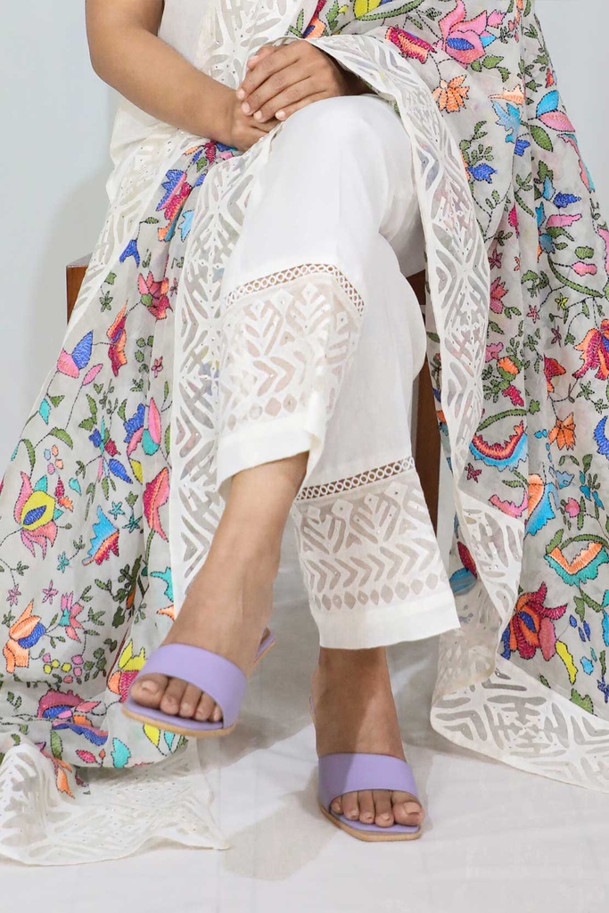 Extra image for Mukaish Applique Pants