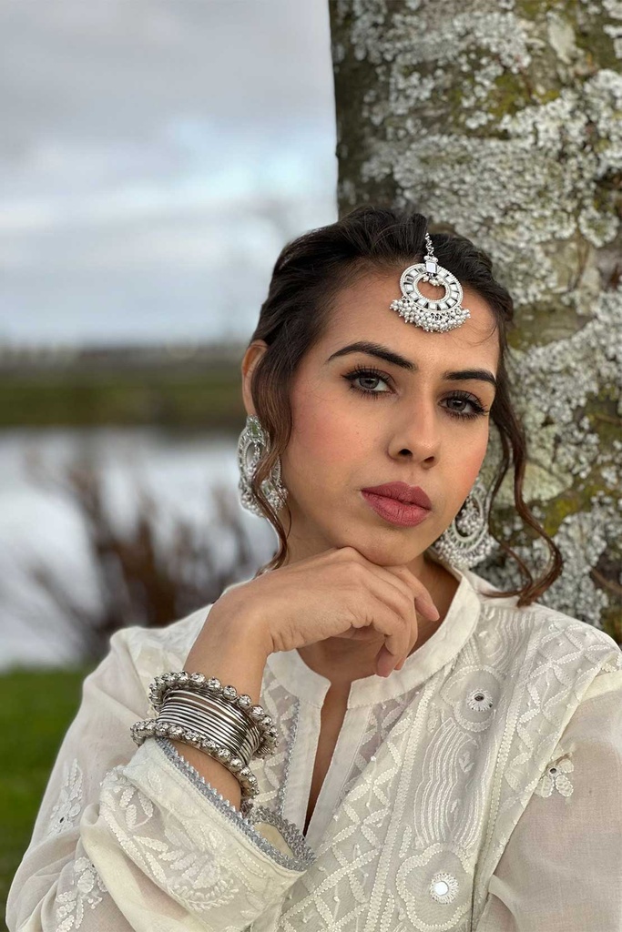 Extra image for Shadow Embroidered Kurta