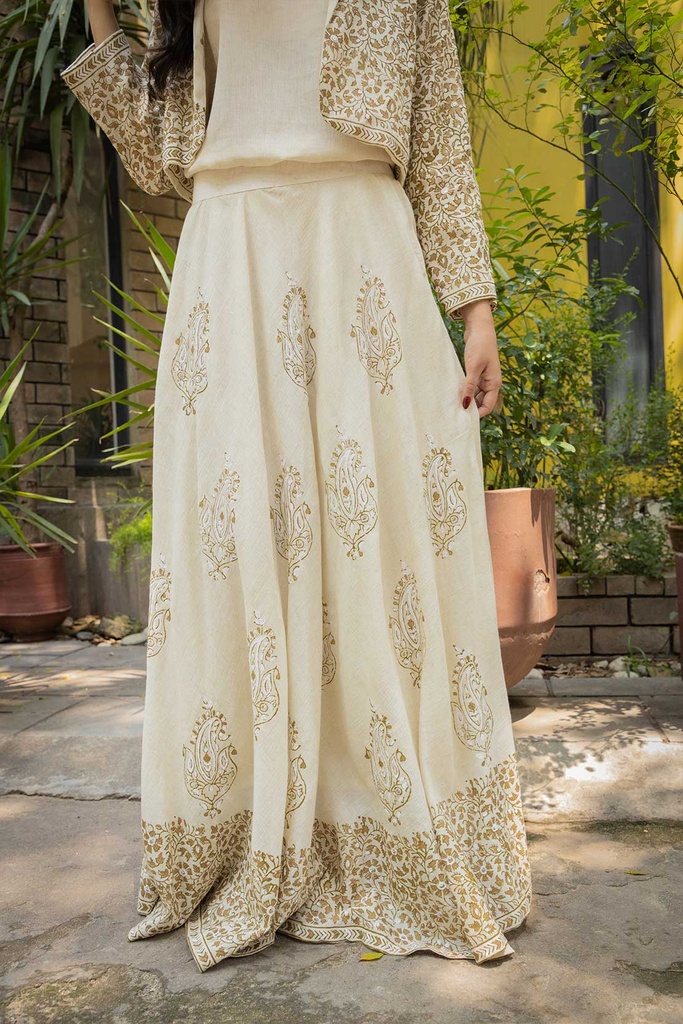 Extra image for Block print Skirt outfit