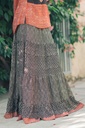Extra image for Black Ajrak Skirt