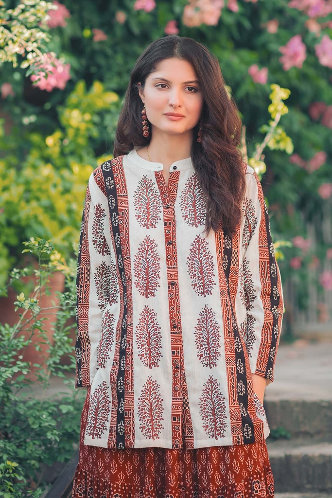 Extra image for AJRAK BLOCKPRINT KURTI