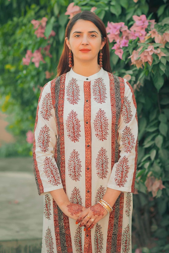 Extra image for AJRAK BLOCKPRINT SUIT