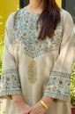 Extra image for BEIGE BLOCK PRINT KURTA