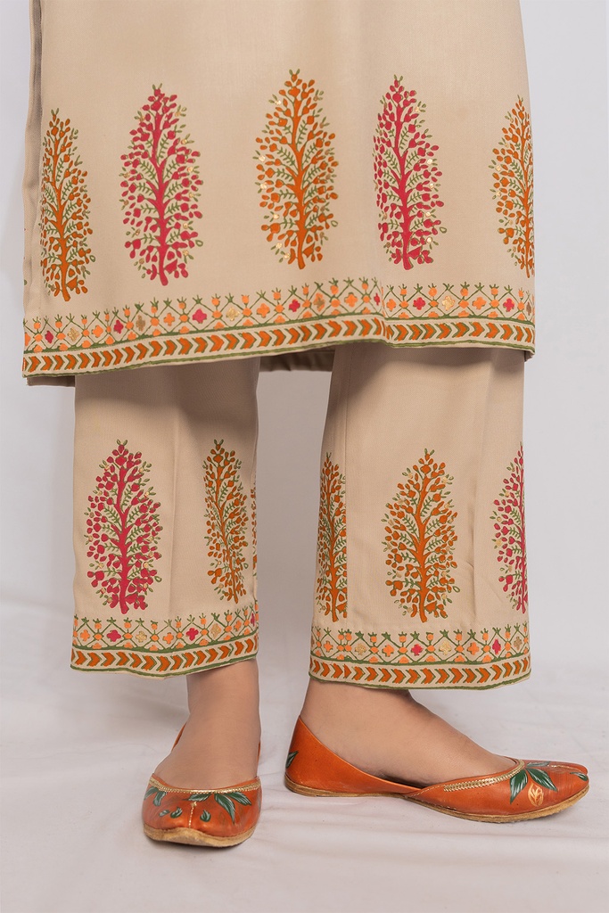 Extra image for Beige Blockprint Suit