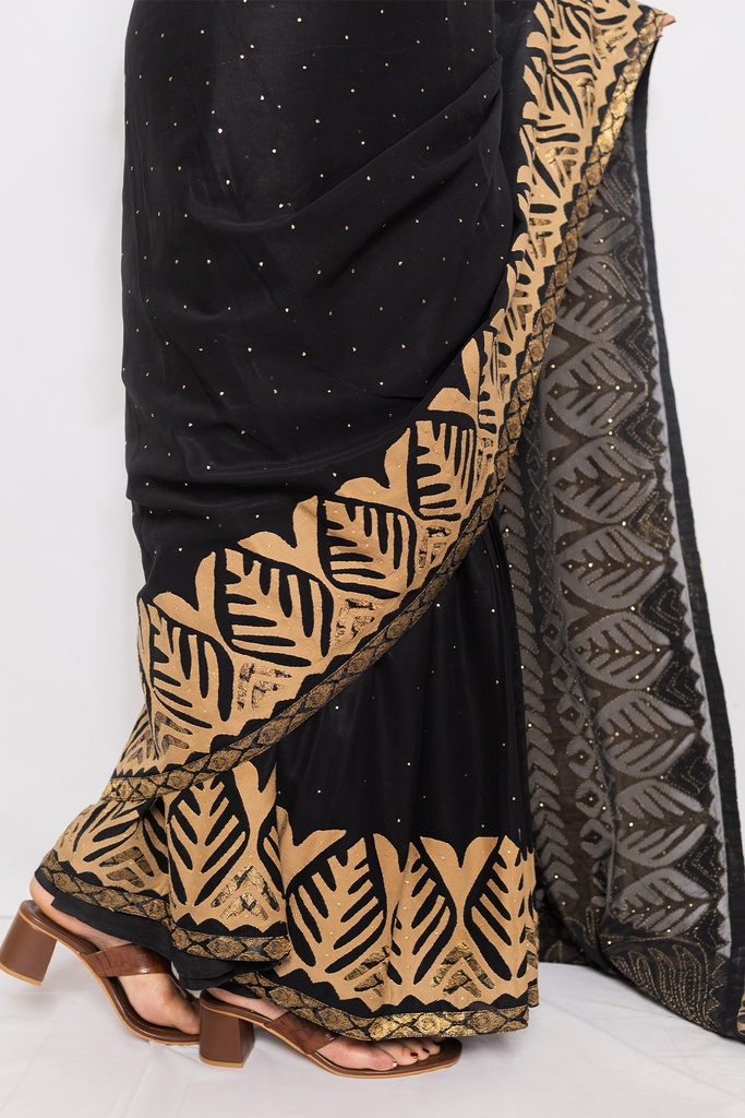 Extra image for Applique Golden Saree